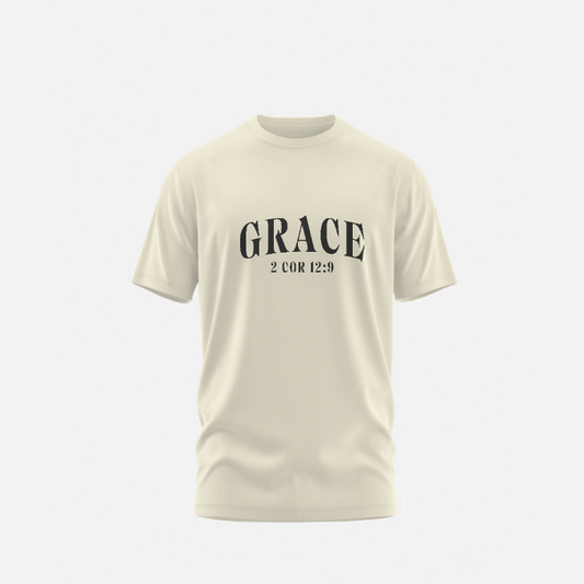 1. Genesis - GRACE: 2 Corinthians 12:9 - Unisex Short Sleeve T Shirts