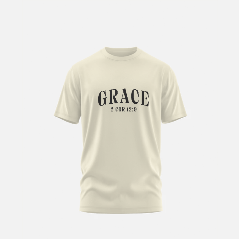 1. Genesis - GRACE:  2 Corinthians 12:9 - Unisex Short Sleeve T Shirts