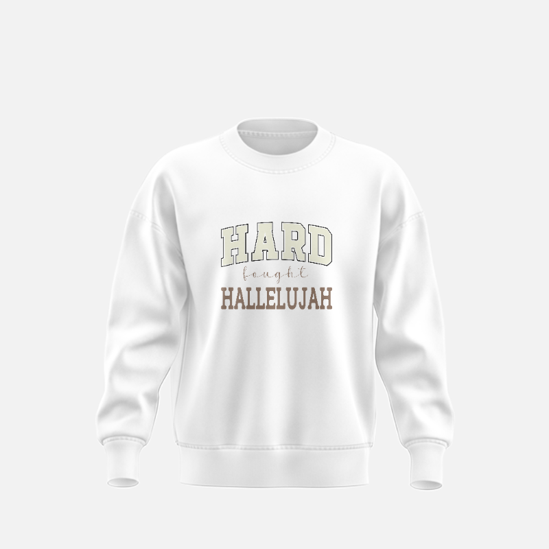 4. Numbers - Hard Fought Hallelujah - Unisex Sweater