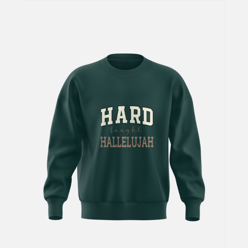 4. Numbers - Hard Fought Hallelujah - Unisex Sweater