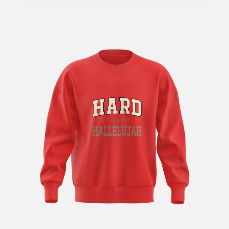 4. Numbers - Hard Fought Hallelujah - Unisex Sweater