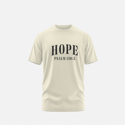 1. Genesis - HOPE: Psalm 130:5 - Unisex Short Sleeve T Shirts