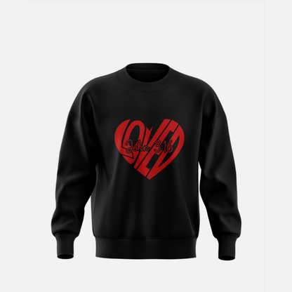 4. Numbers - LOVED: John 3:16 - Unisex Sweater