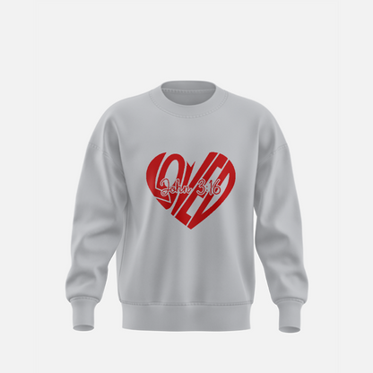 4. Numbers - LOVED: John 3:16 - Unisex Sweater