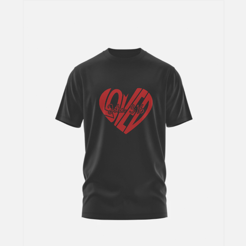 3. Levidicus - LOVED: John 3:16 - Unisex Short Sleeve T Shirts