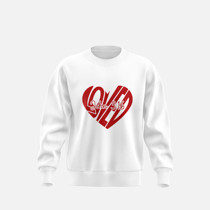 4. Numbers - LOVED: John 3:16 - Unisex Sweater